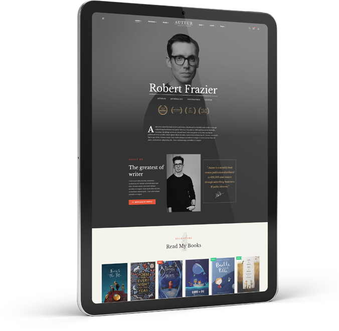Author Website Development